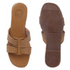 Coast & Cedar Beige Ladies Flats Slip On Lightweight Comfort