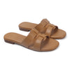 Coast & Cedar Beige Ladies Flats Slip On Lightweight Comfort