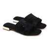 Coast & Cedar Black Slip On Flats Women Comfortable Daily Wear
