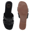 Coast & Cedar Black Slip On Flats Women Comfortable Daily Wear