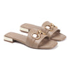 Coast & Cedar Black Fabric Flats Women Breathable Lightweight