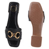 Coast & Cedar Black Breathable Flats Women Daily Casual Wear