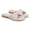 Coast & Cedar White Flats Women Casual Comfort Slip On Wear