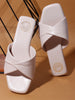 Coast & Cedar White Flats Women Casual Comfort Slip On Wear