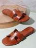 Coast & Cedar Tan Slip On Flats Women Comfort Casual Wear