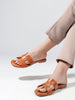 Coast & Cedar Tan Slip On Flats Women Comfort Casual Wear